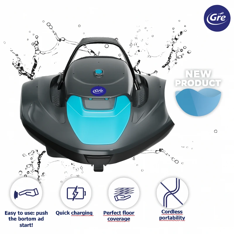 Робот за почистване на басейни до 80 м² GRE , Безжичен